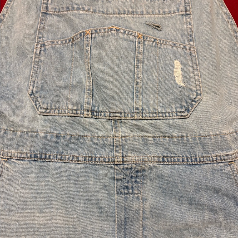GAP Denim Overall Shorts size XL - Picture 4 of 11